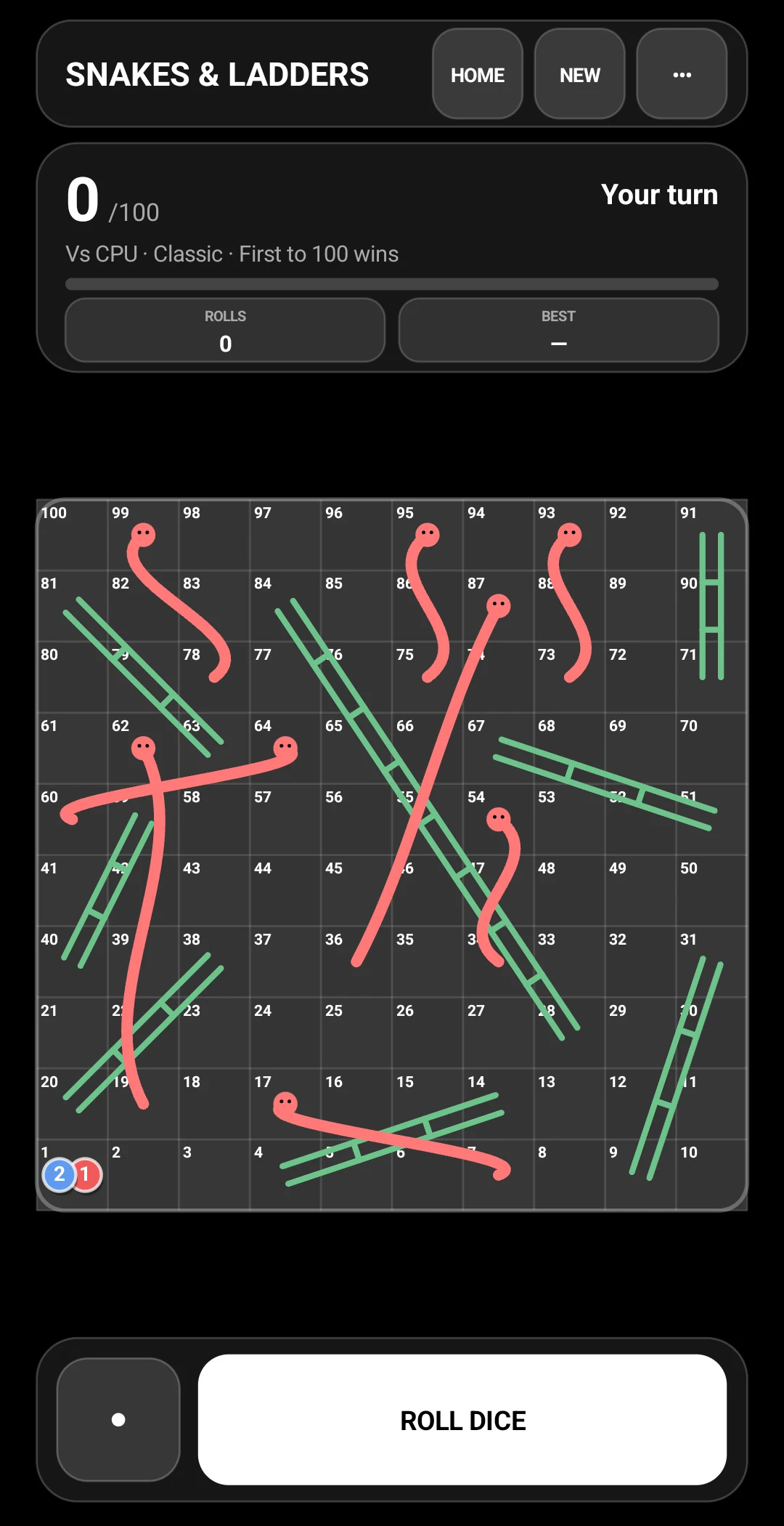 Snakes and Ladders screenshot